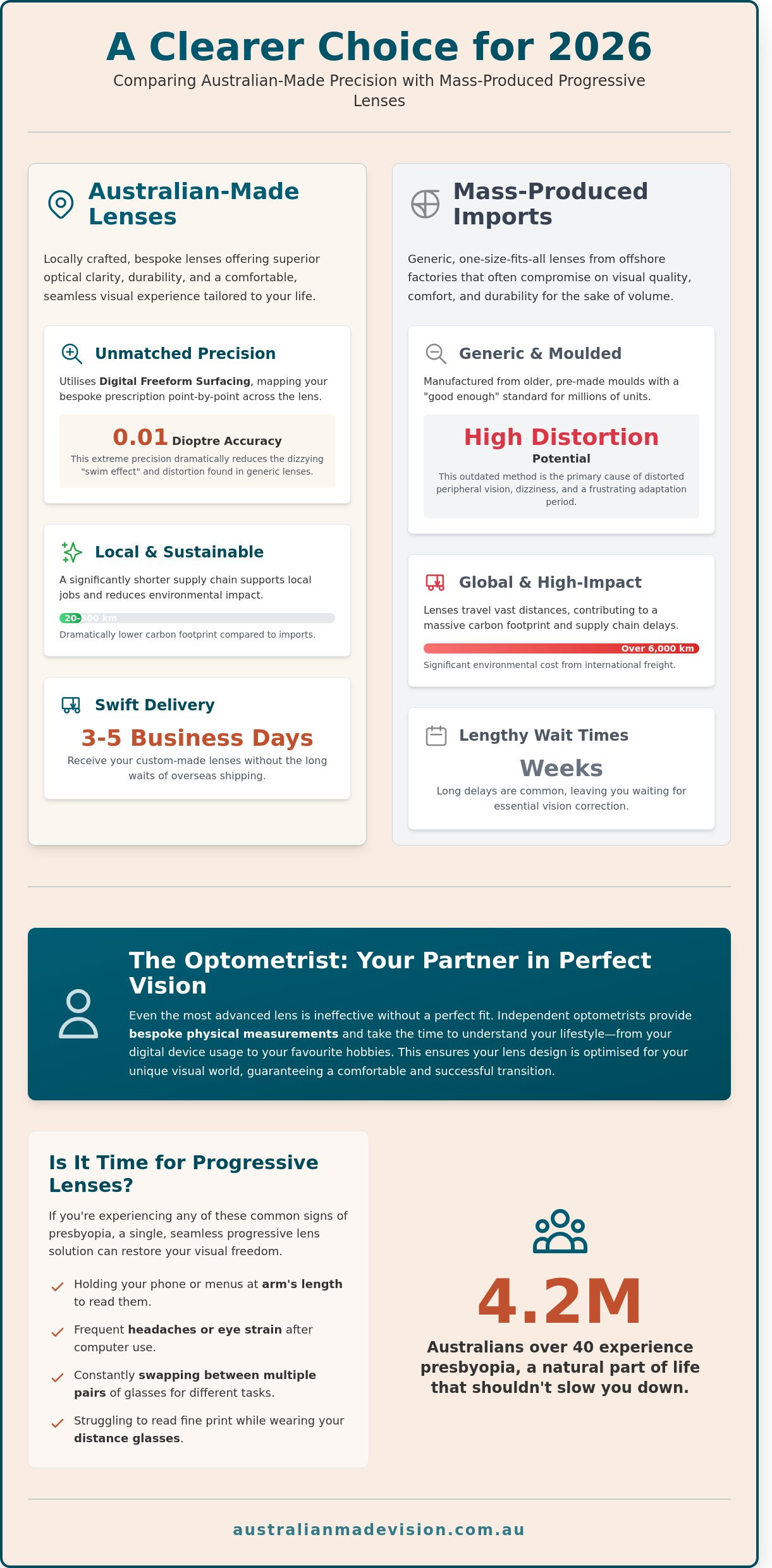 Progressive Lenses Australia: The 2026 Guide to Local Quality and Vision