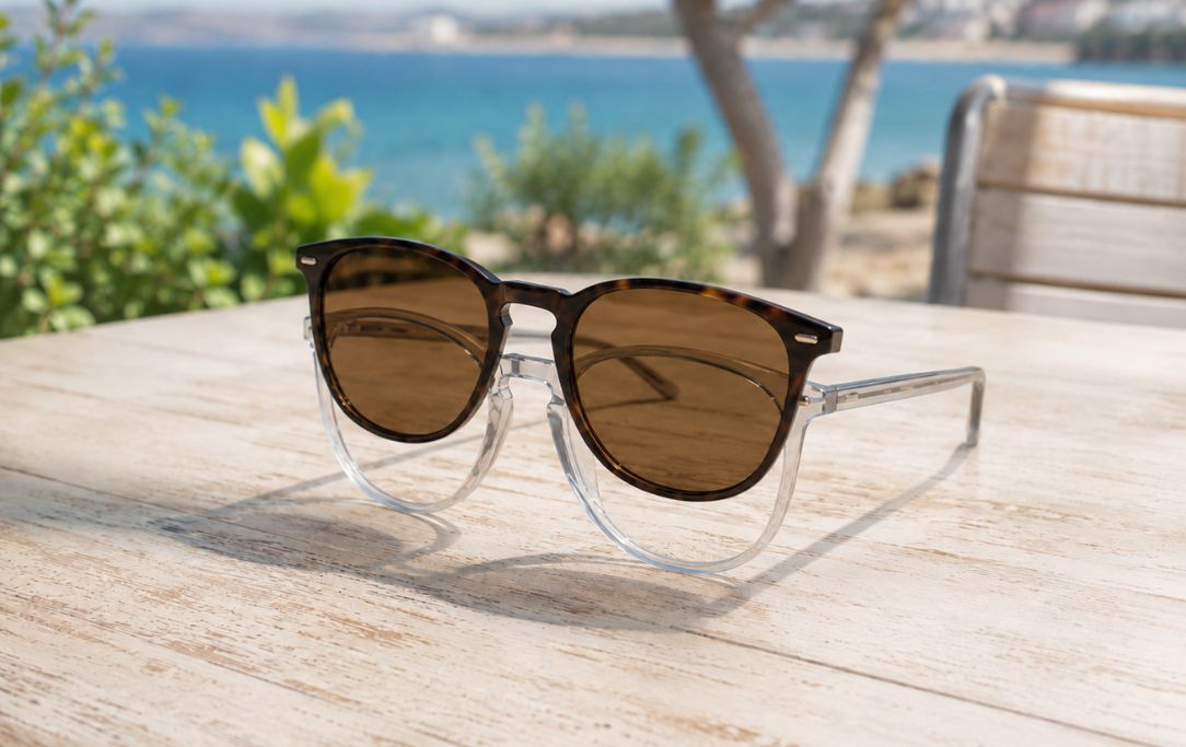 Clip-on sunglasses
