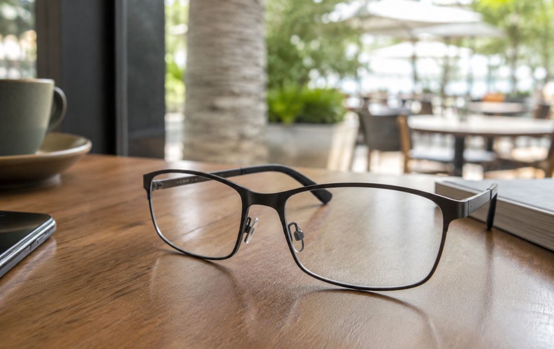 Photochromic lenses with a light indoor tint